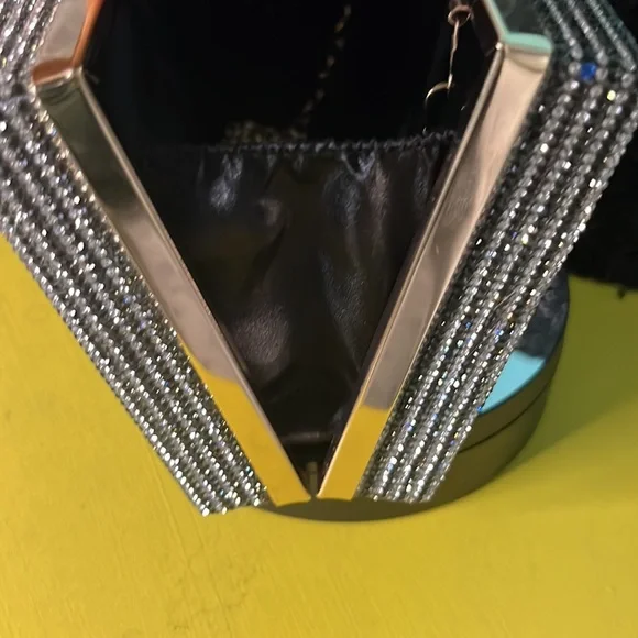 80’s Rock Multicolored Rhinestone Clutch Purse - Picture 13 of 15